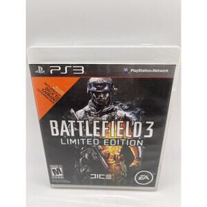Battlefield 3 Limited Edition PS3 PlayStation 3 - Complete CIB - Tested